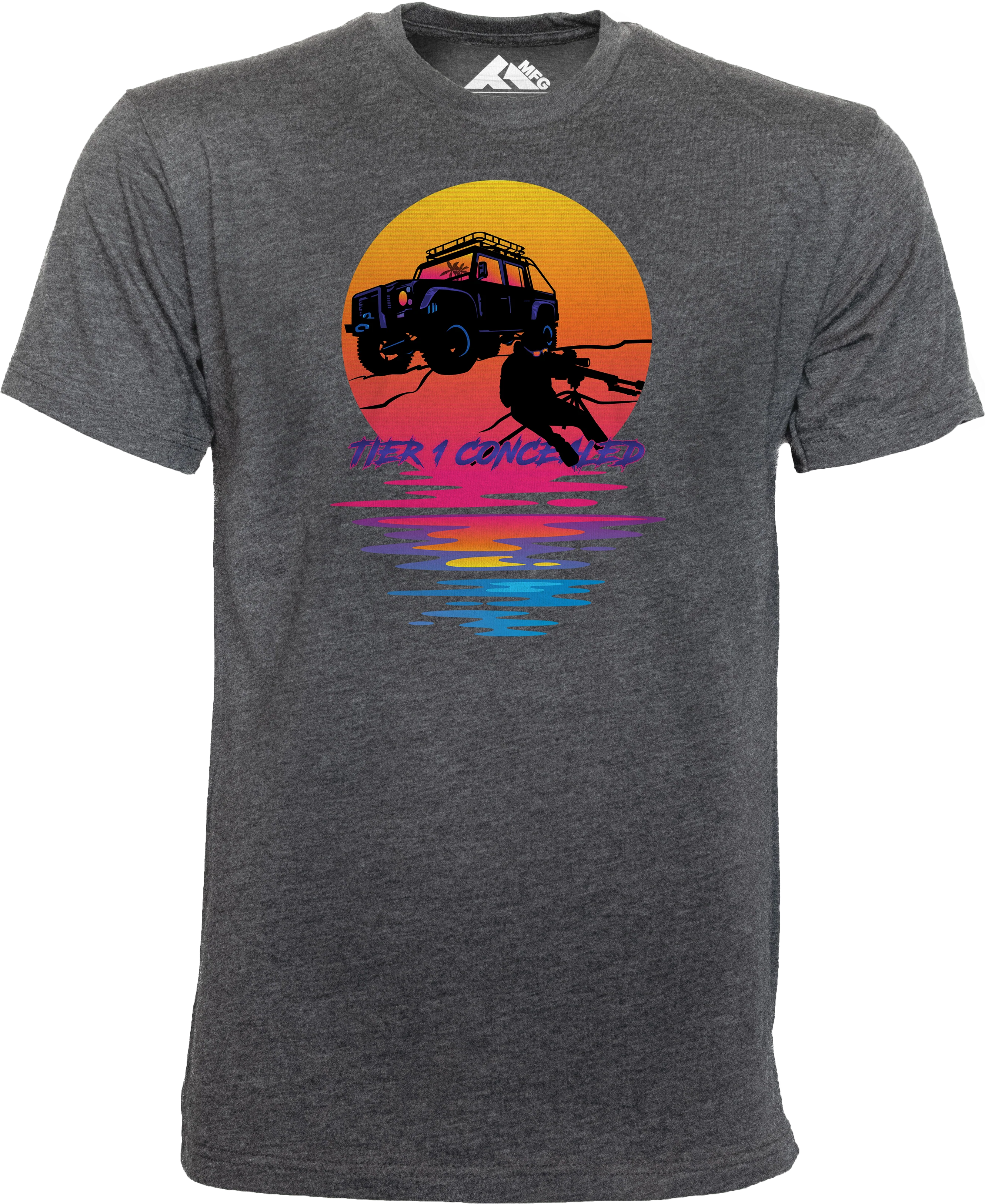T1C - SUNSET DEFENDER- T-SHIRT - Image 2